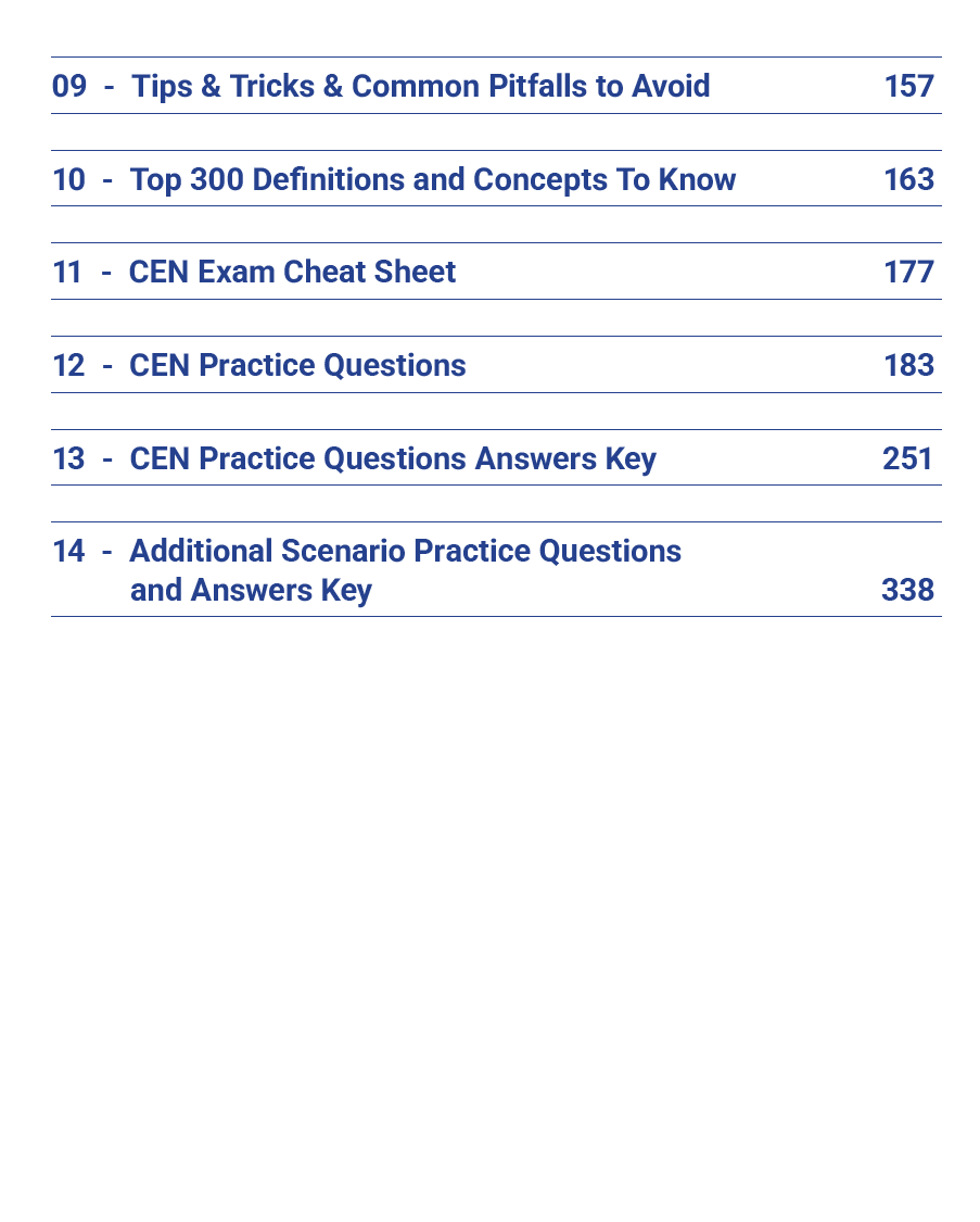 CEN Complete Study Guide 2025
