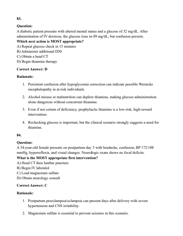 475 Questions for the Certified Emergency Nurse (CEN) 2026 Exam with Answers & Explanations