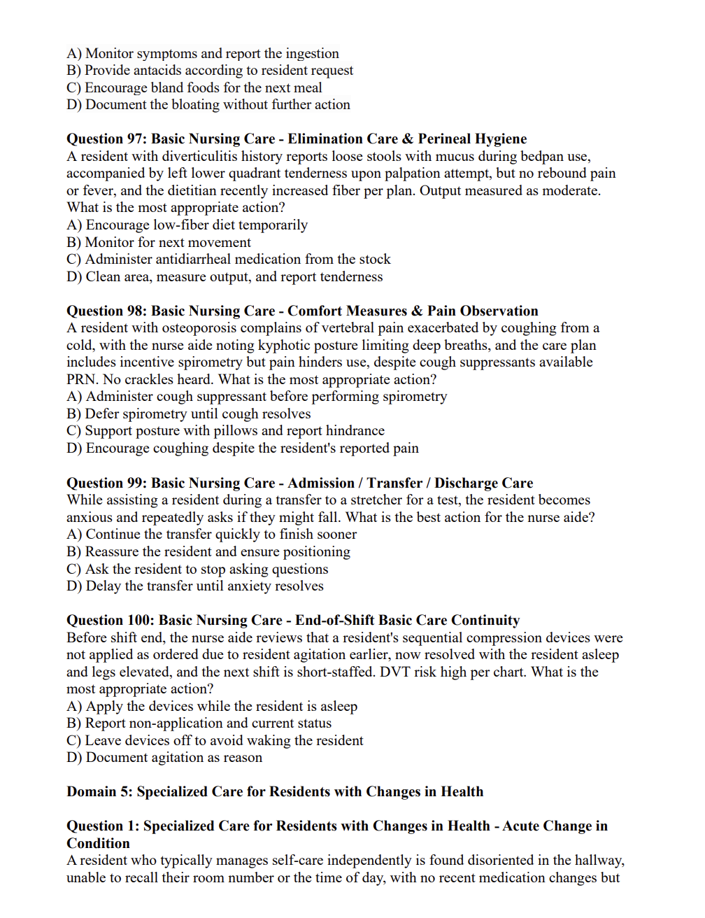 CNA Practice Questions | 730 Exam-Style Questions & Explanations