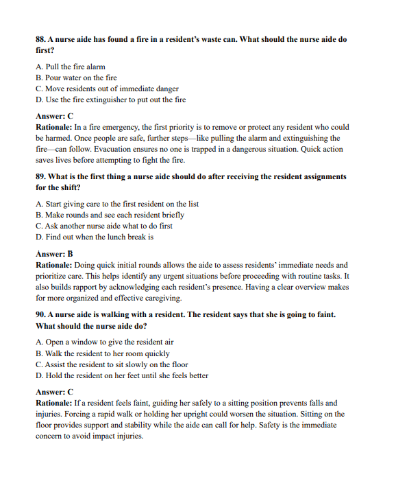 CNA Practice Questions | 730 Exam-Style Questions & Explanations