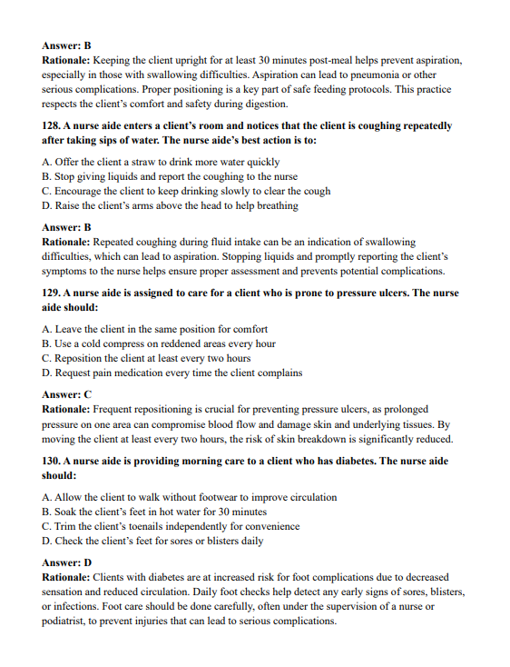 CNA Practice Questions | 730 Exam-Style Questions & Explanations