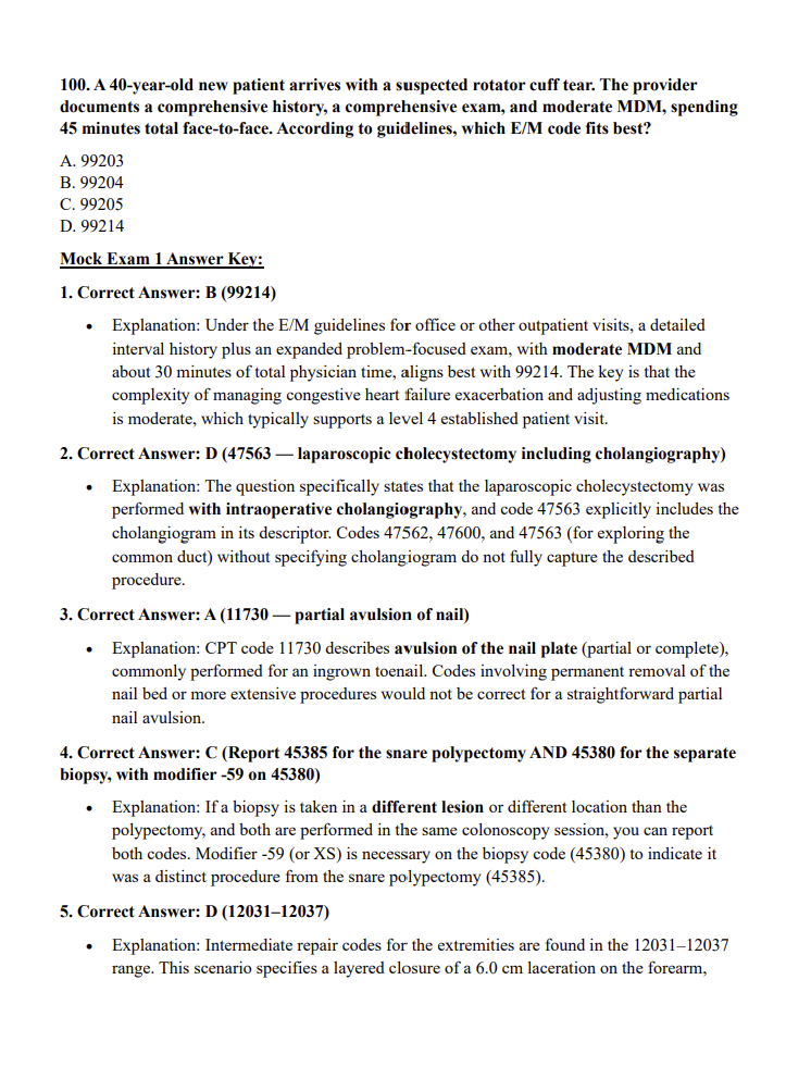 AAPC CPC 2026 Ultimate Exam Study Guide | 380 Pages of Detailed Notes, Mock Exams, Cheat Sheets, & More