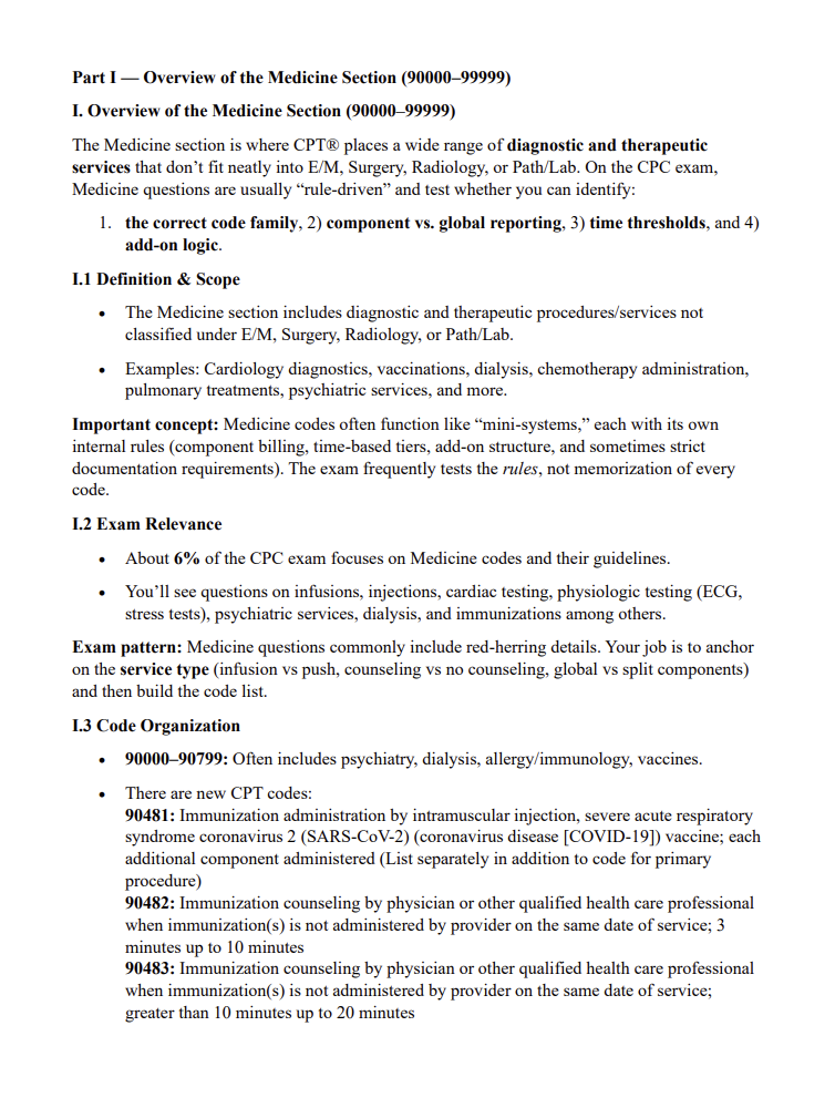 AAPC CPC 2026 Ultimate Exam Study Guide | 380 Pages of Detailed Notes, Mock Exams, Cheat Sheets, & More