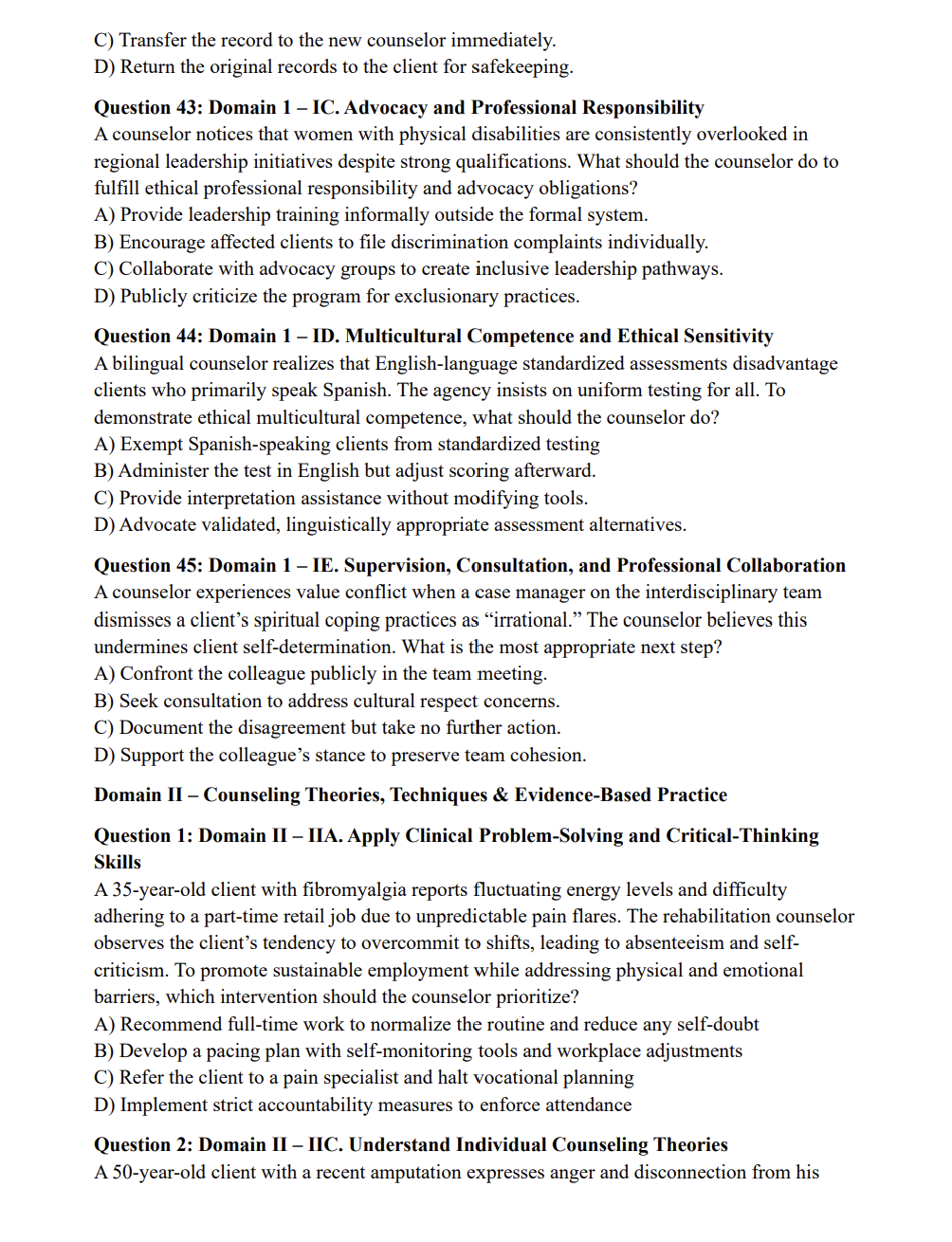 CRC Practice Questions – 400 CRCC Exam-Style Questions by Domain (Digital Download)