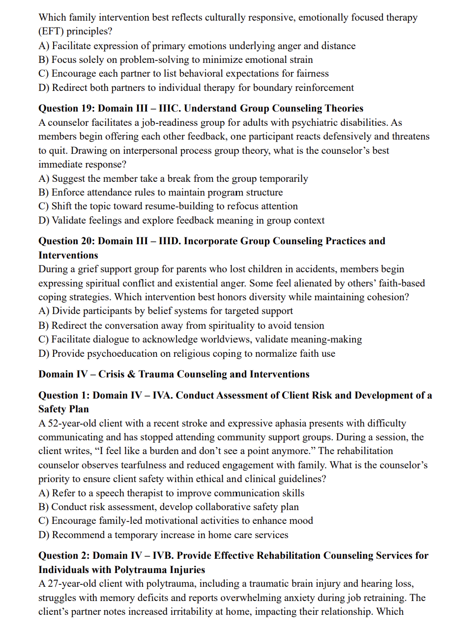 CRC Practice Questions – 400 CRCC Exam-Style Questions by Domain (Digital Download)