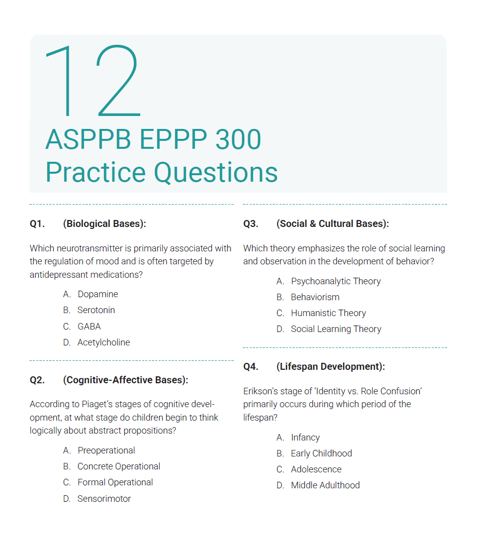 EPPP 2025 Study Guide Edition | Includes Detailed Notes, Practice Questions, Cheat Sheet & More