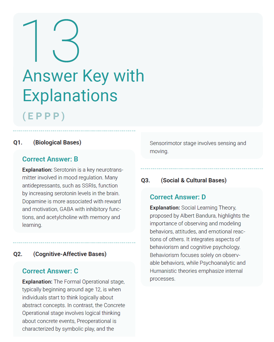 EPPP 2025 Study Guide Edition | Includes Detailed Notes, Practice Questions, Cheat Sheet & More
