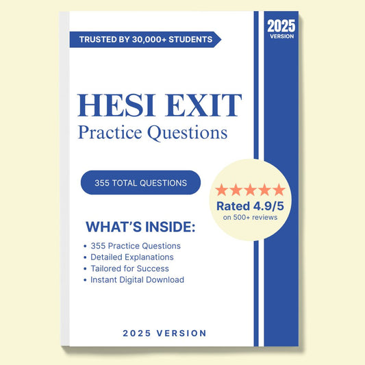 355 Questions for the HESI Exit 2024 Exam with Answers & Explanations