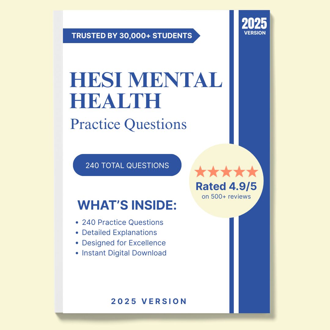 240 Questions for the HESI Mental Health 2024 Exam with Answers & Explanation