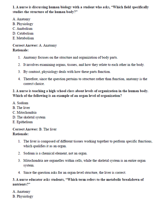 705 HESI Exit Practice Questions with Answers & Explanations