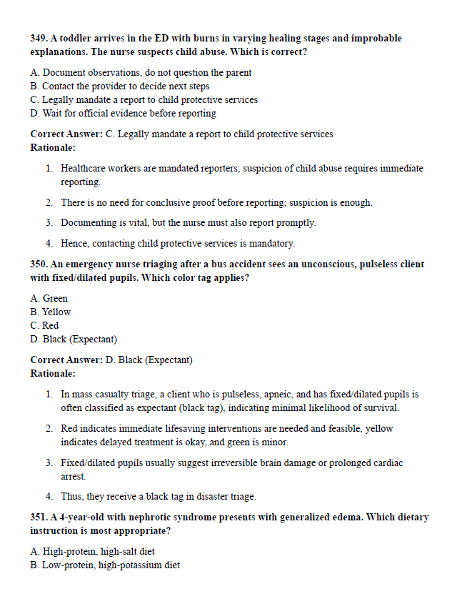 355 Questions for the HESI Exit 2024 Exam with Answers & Explanations