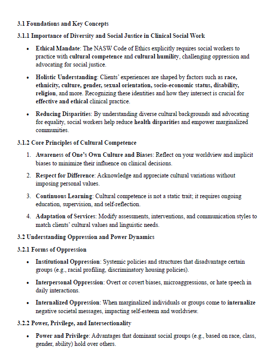 LCSW Exam Summary Notes: 67 Pages of Essential Content for Exam Success