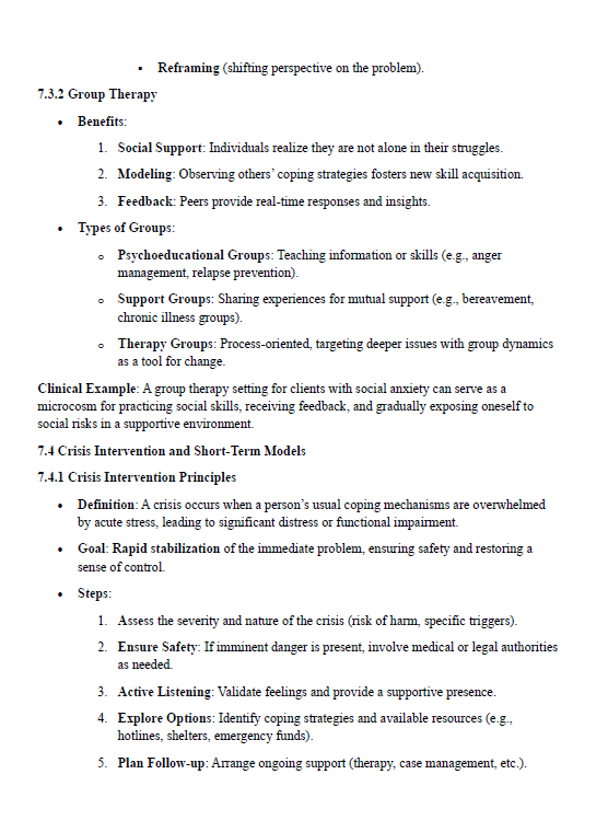 LCSW Exam Summary Notes: 67 Pages of Essential Content for Exam Success