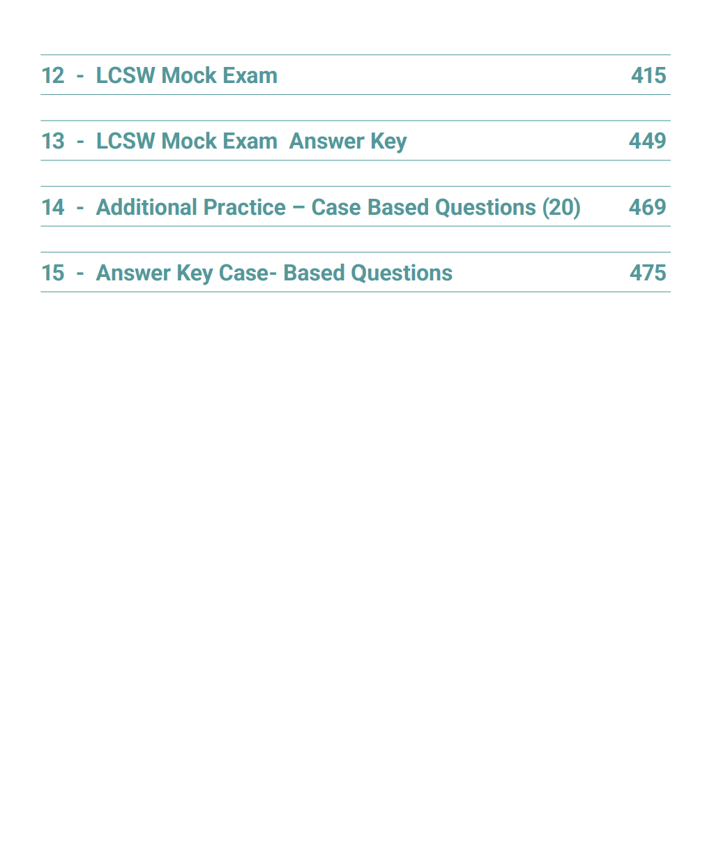 LCSW 2025 Study Guide Edition | Includes Detailed Notes, Practice Questions, Cheat Sheet & More
