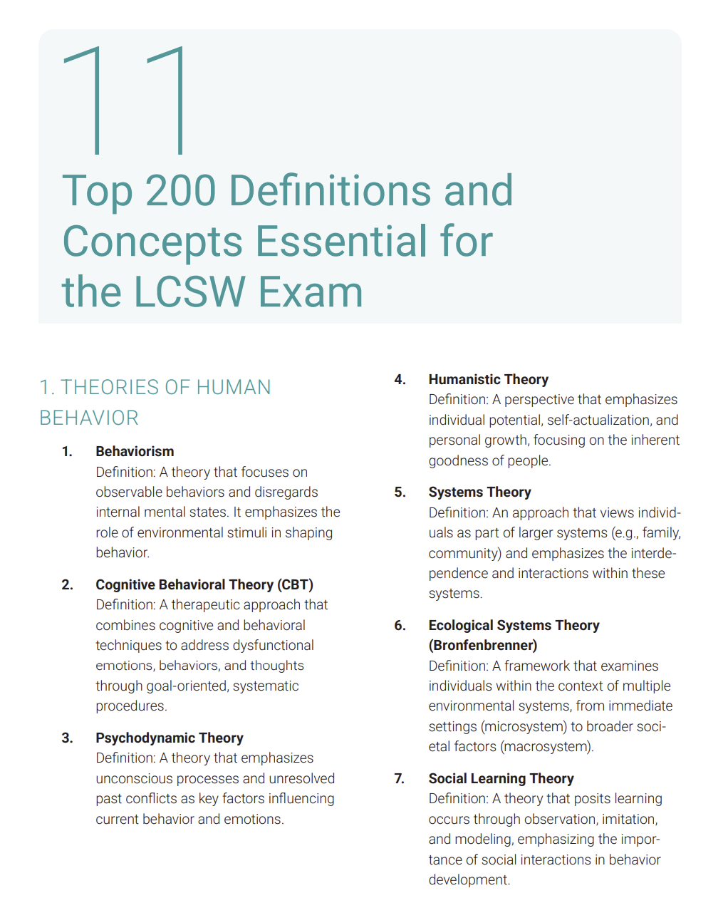LCSW 2025 Study Guide Edition | Includes Detailed Notes, Practice Questions, Cheat Sheet & More