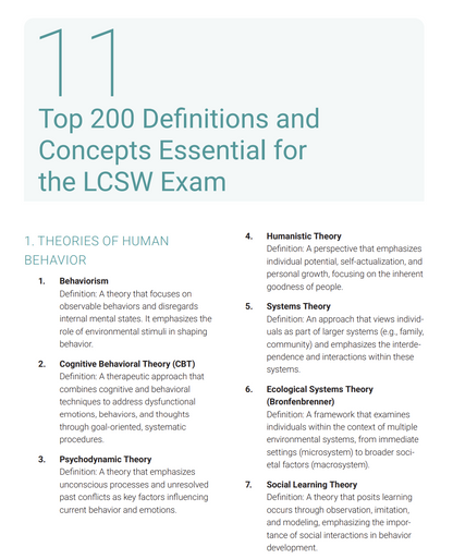 LCSW eBook Study Guide – Textbook Edition