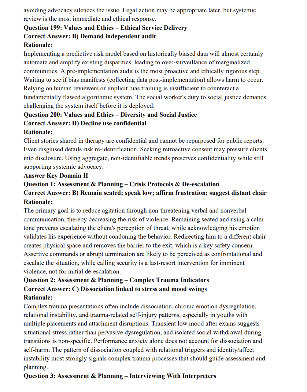 LCSW 940 Practice Questions + 2 Mock Exams (Digital Download)