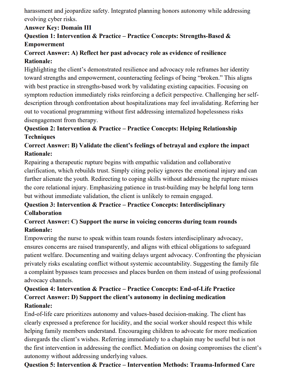 LCSW 940 Practice Questions + 2 Mock Exams (Digital Download)