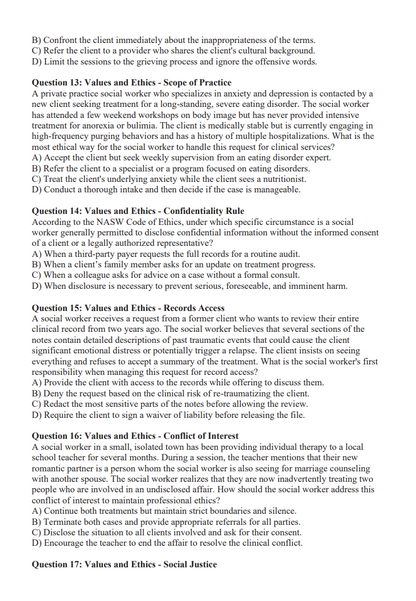 LCSW 940 Practice Questions + 2 Mock Exams (Digital Download)