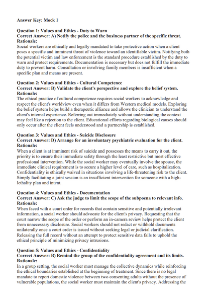 LCSW 940 Practice Questions + 2 Mock Exams (Digital Download)