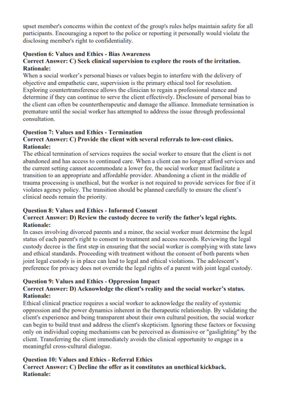 LCSW 940 Practice Questions + 2 Mock Exams (Digital Download)