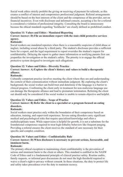 LCSW 940 Practice Questions + 2 Mock Exams (Digital Download)