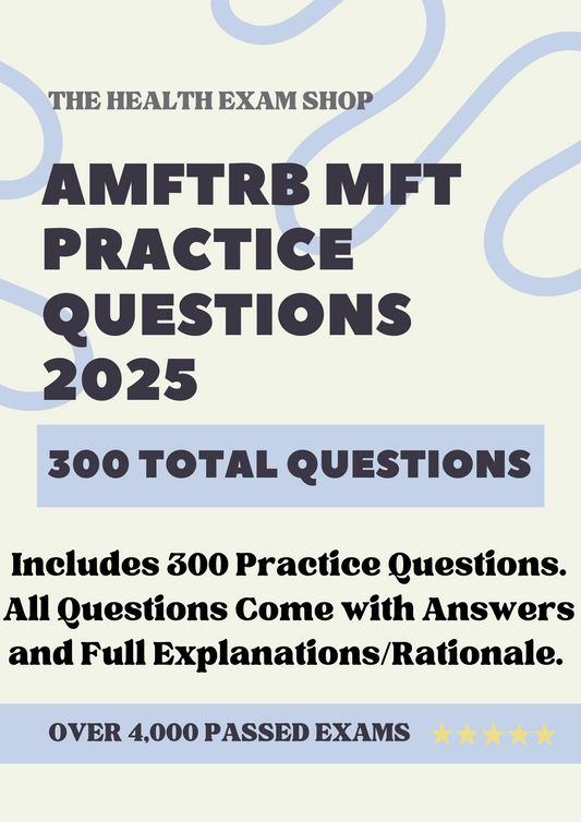 MFT Exam Prep Bundle: Study Guide & Practice Questions