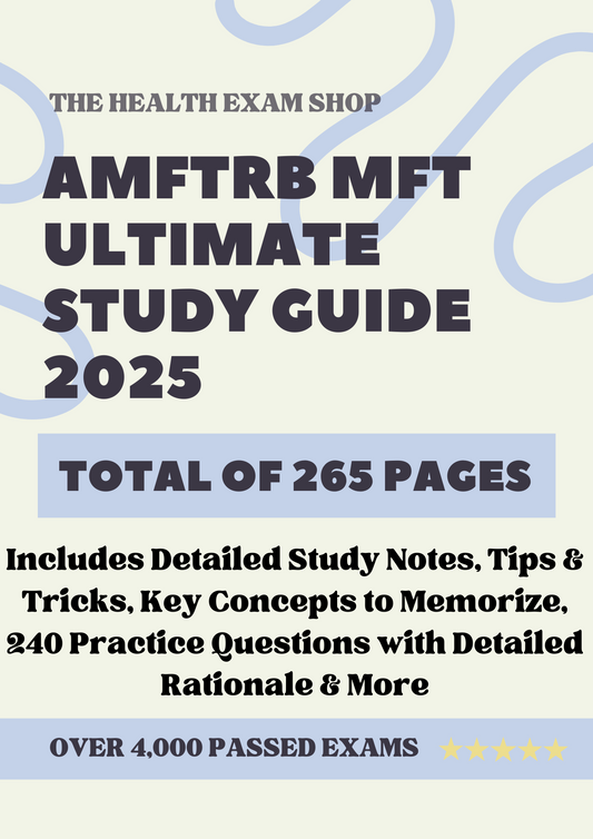MFT Exam Prep Bundle: Study Guide & Practice Questions