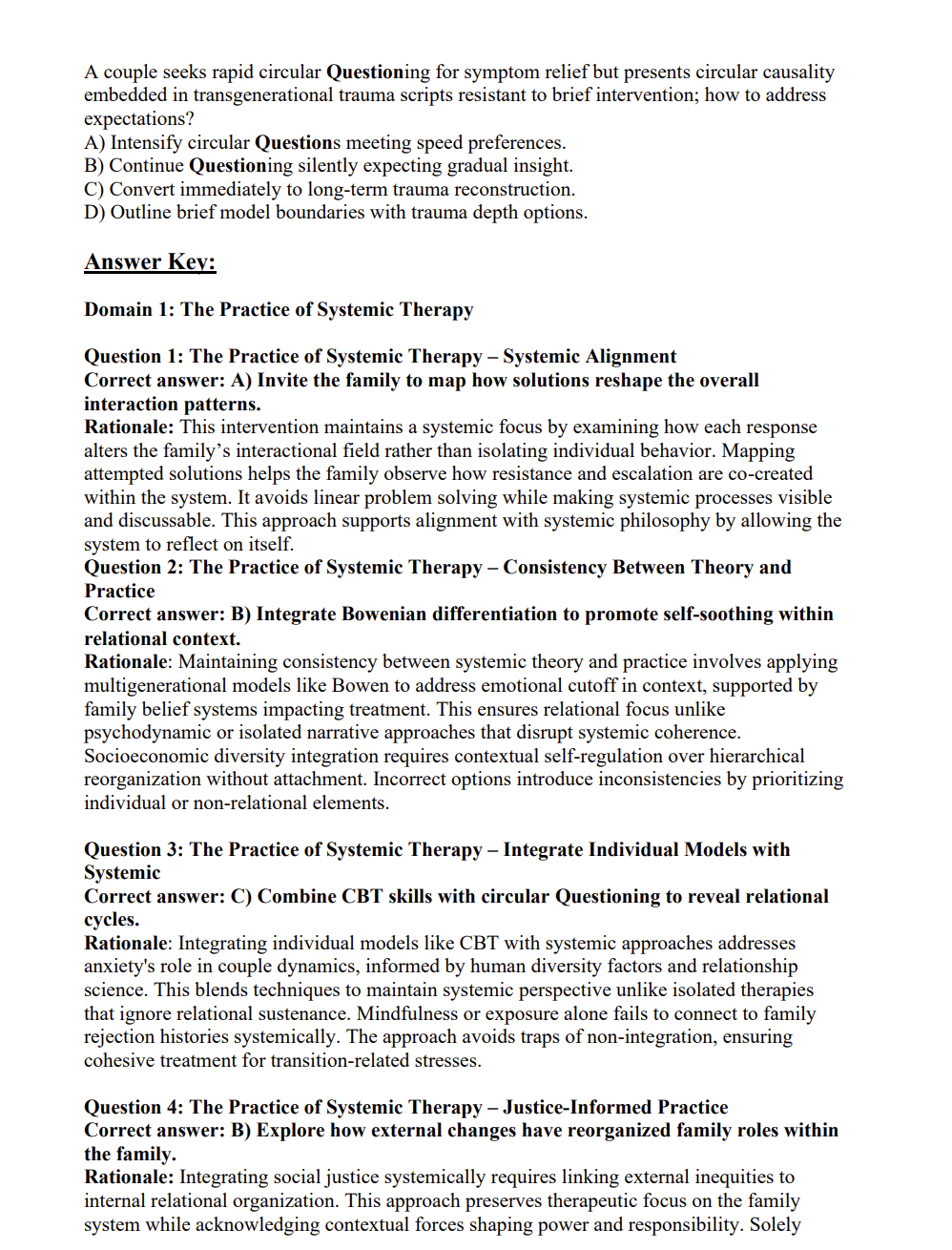 MFT 2026 | 900 Practice Questions with Extended Rationales