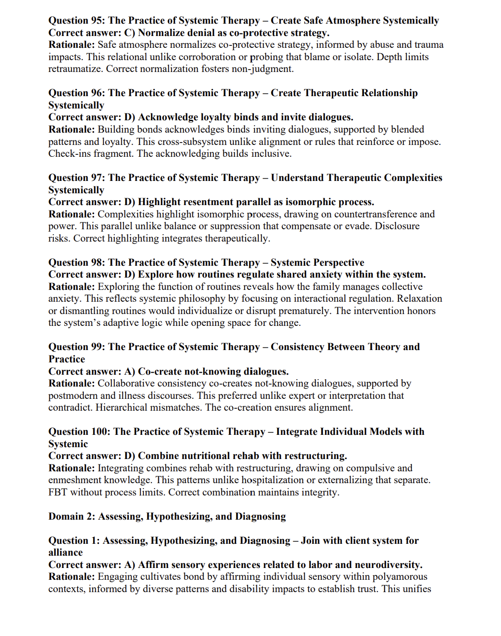 MFT 2026 | 900 Practice Questions with Extended Rationales