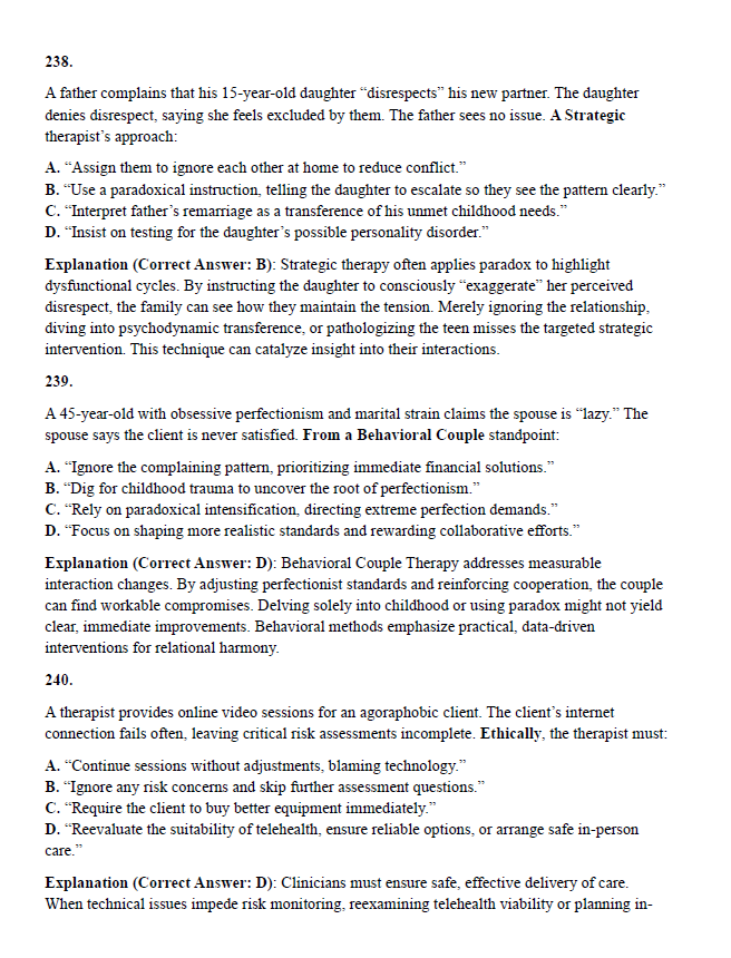 Complete Study Guide for the AMFTRB MFT 2025 Exam – 265 Pages with Practice Questions & Explanations