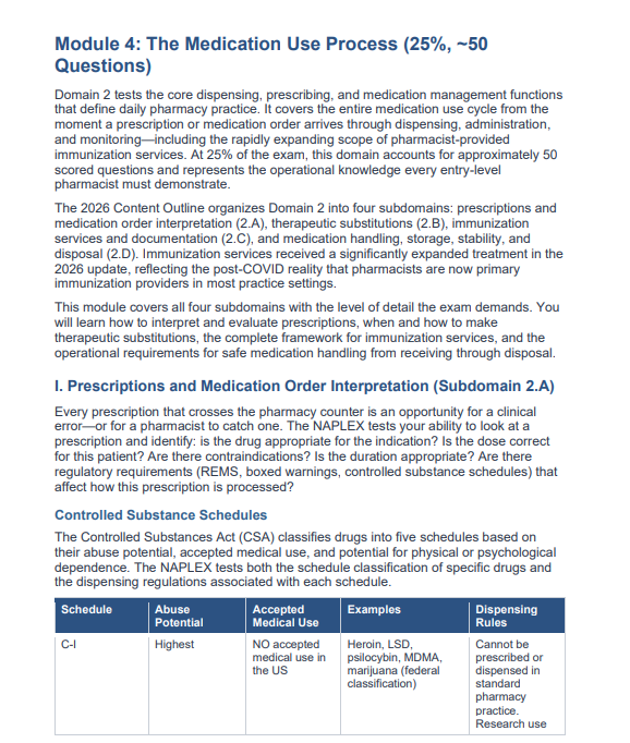 NAPLEX 2026 Complete Study Guide + 260 Practice Questions