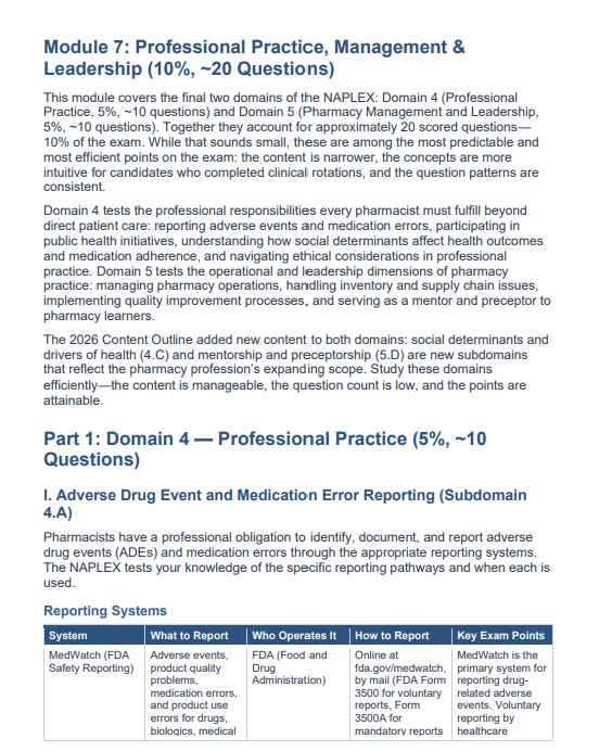 NAPLEX 2026 Complete Study Guide + 260 Practice Questions