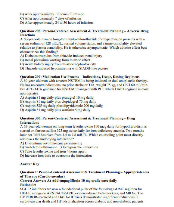 NAPLEX Exam 2026 | 960 Practice Questions with Detailed Explanations