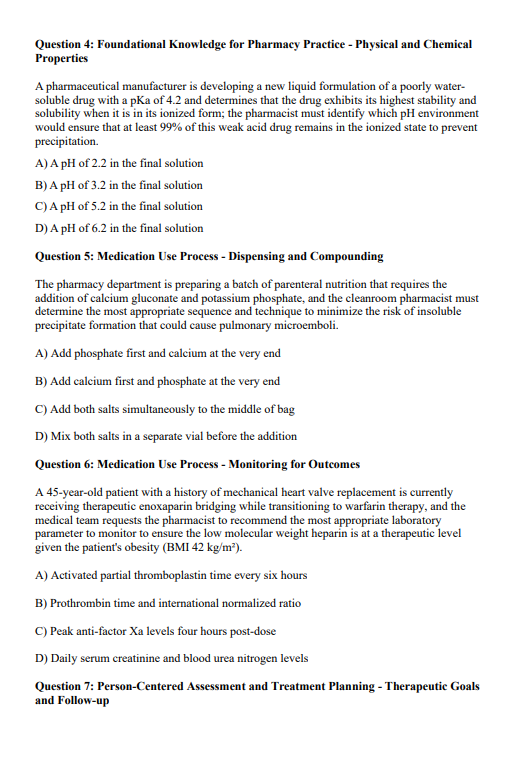 NAPLEX Exam 2026 | 960 Practice Questions with Detailed Explanations
