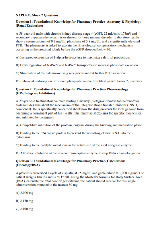 NAPLEX Exam 2026 | 960 Practice Questions with Detailed Explanations