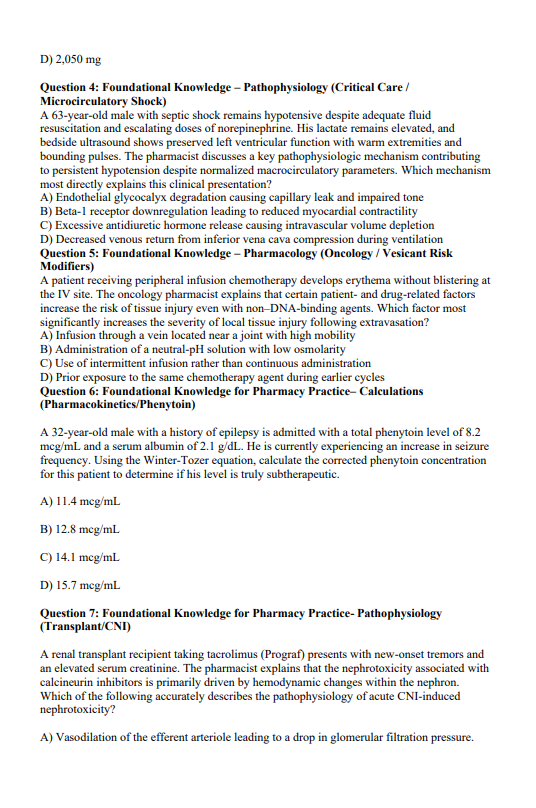 NAPLEX Exam 2026 | 960 Practice Questions with Detailed Explanations