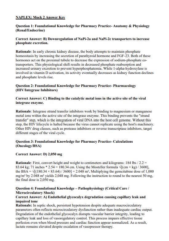 NAPLEX Exam 2026 | 960 Practice Questions with Detailed Explanations