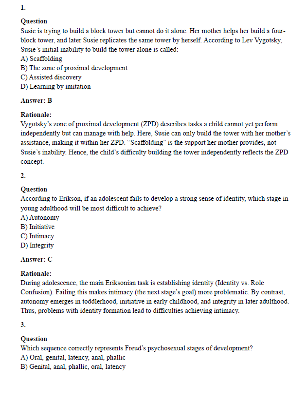 505 NCE Exam Practice Questions 2025 with Detailed Explanations