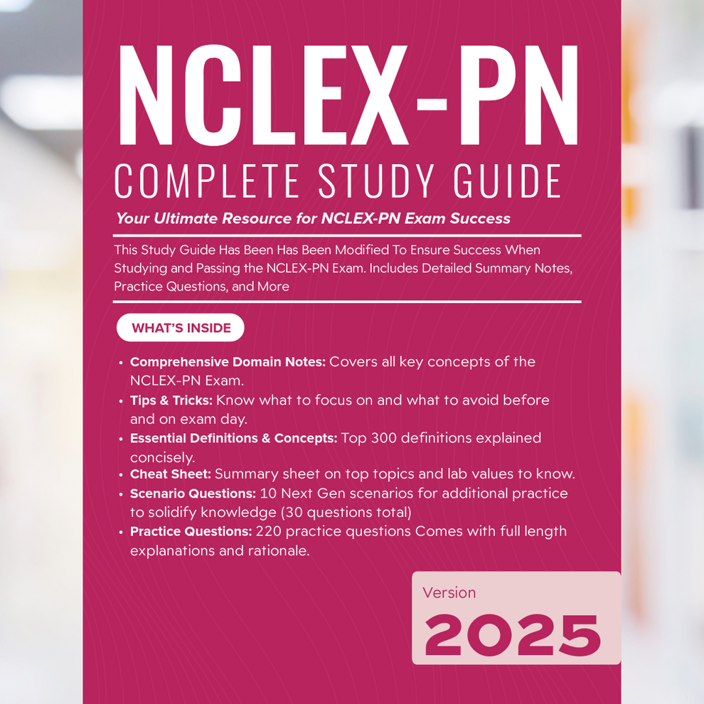 NCLEX-PN Study Bundle: Guide & Practice Questions – The Health Exams