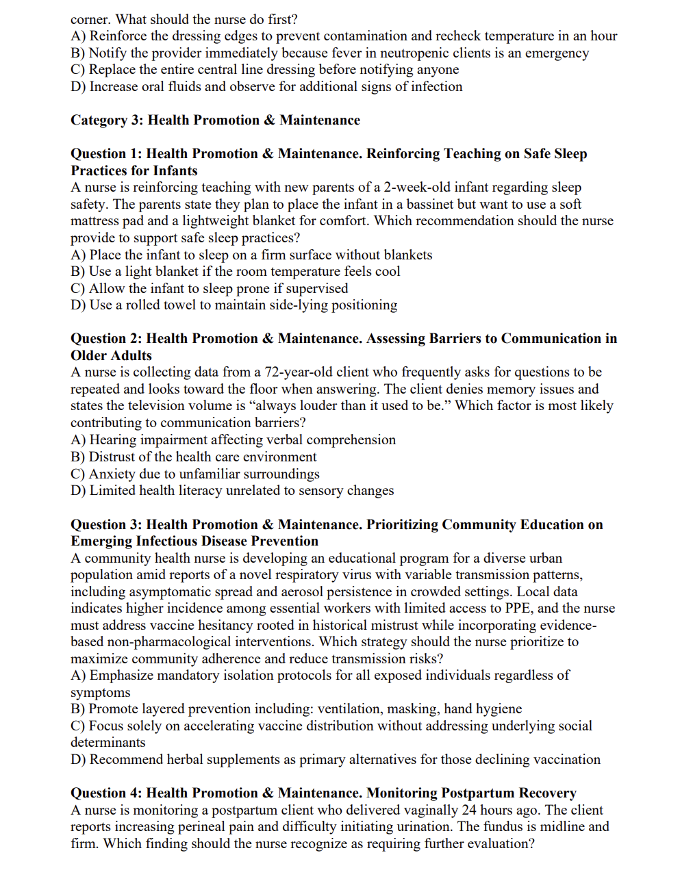 NCLEX-PN 2025/2026 Practice Question Set – 1,100 Questions + Rationales (Digital Download)