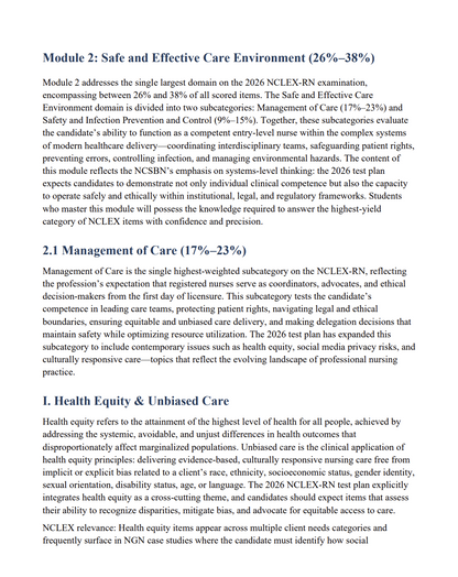 NCLEX-RN 2026 Study Guide (413 Pages) with 4 NGN Mock Exams