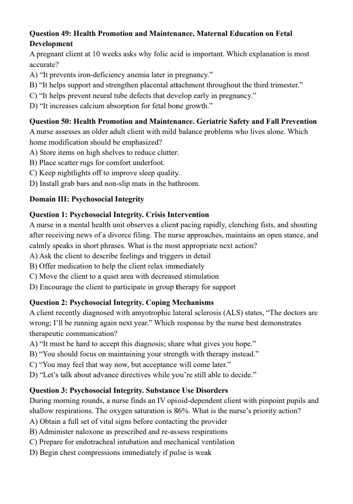 NCLEX-RN 2025 Practice Question Bank – 1,320 Questions + NGN Scenarios (Digital Download)