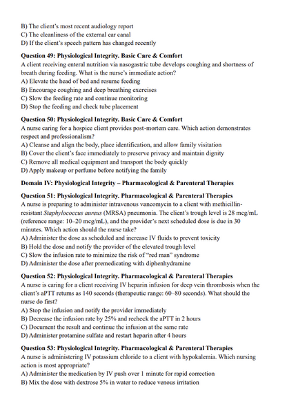 NCLEX-RN 2026 Practice Question Bank – 1,650 Questions + NGN Scenarios (Digital Download)