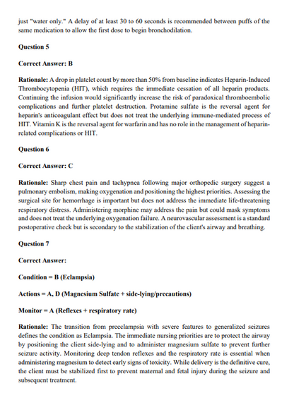 NCLEX-RN 2026 Practice Question Bank – 1,650 Questions + NGN Scenarios (Digital Download)