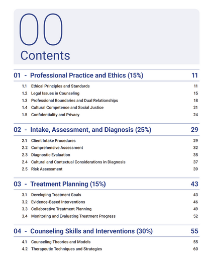 NCMHCE 2026 eBook Study Guide – Textbook Edition (Digital Download)