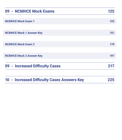 NCMHCE 2026 eBook Study Guide – Textbook Edition (Digital Download)