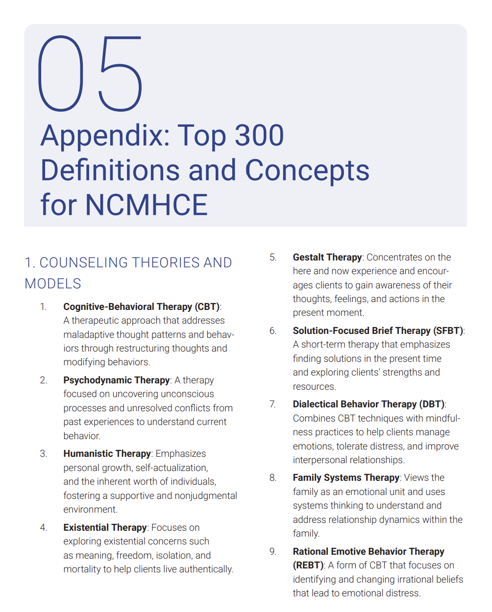 NCMHCE 2025 Study Guide Edition | Includes Detailed Notes, Practice Questions, Cheat Sheet & More