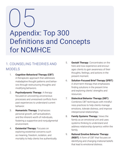 NCMHCE 2026 eBook Study Guide – Textbook Edition (Digital Download)