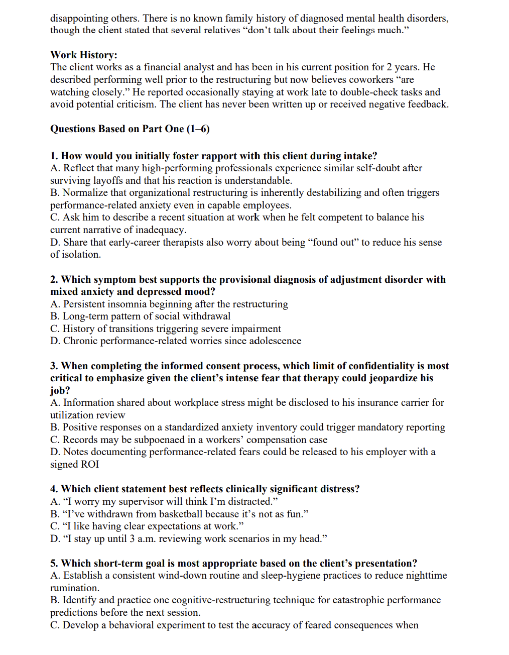 NCMHCE Practice Questions – 1,100 Questions with Detailed Explanations (Digital Download)